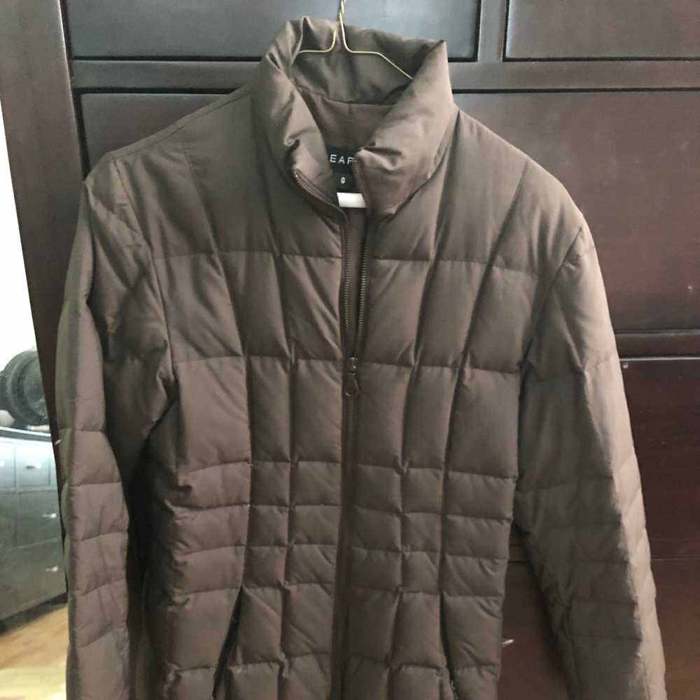 Searle Brown Quilted Puffer Coat